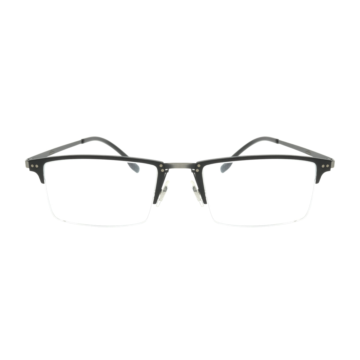 MAUBOUSSIN スケルトン ブラック 黒 待つ オーバル メガネ M3