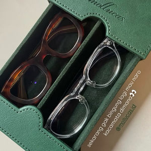 Kaldera - Double Eyewear Case Green on Green