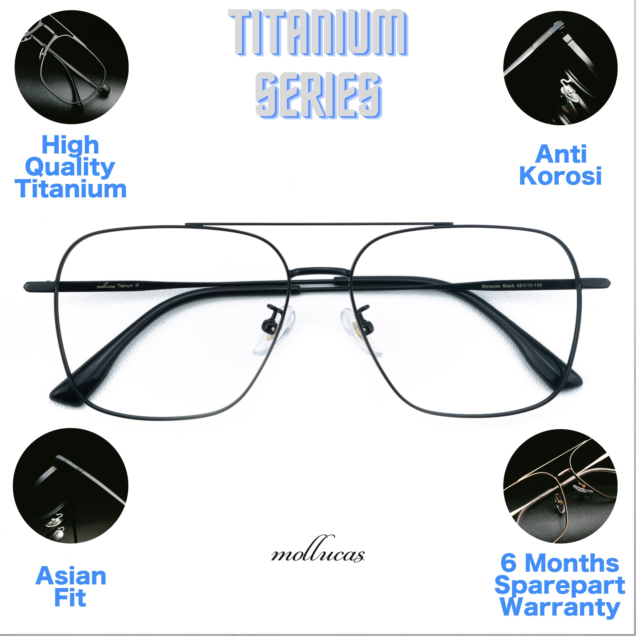 Titanium Series Merauke Black