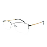 AR 546 Black Gold - Mollucas - Frame Kacamata Pria / Wanita Minus Plus Silinder Anti Radiasi 