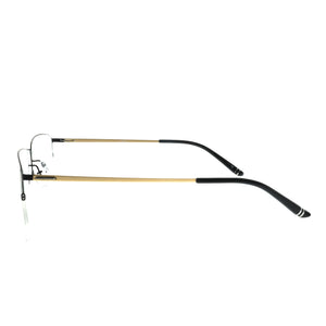 AR 546 Black Gold - Mollucas - Frame Kacamata Pria / Wanita Minus Plus Silinder Anti Radiasi 