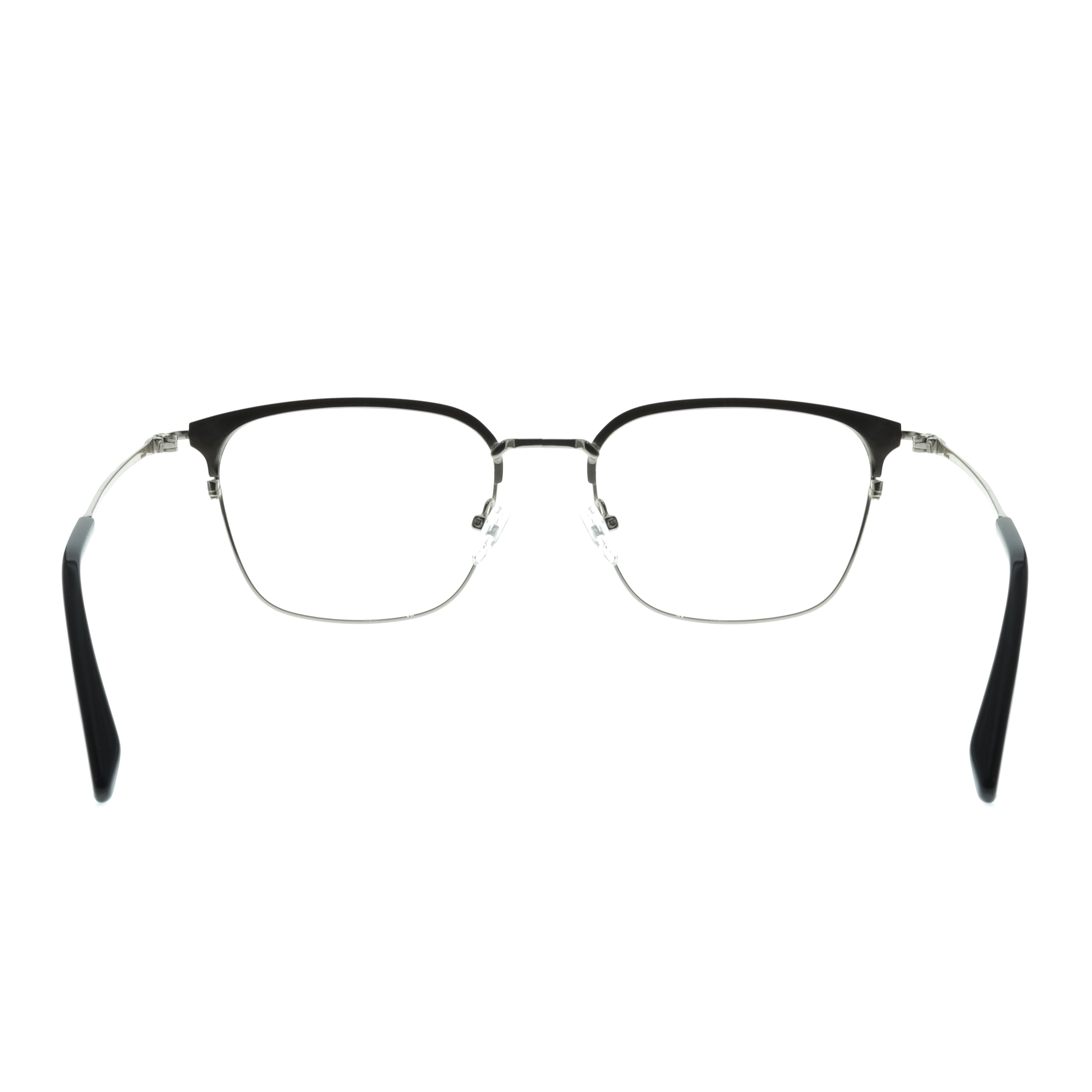 8008 C3 Black Silver - Mollucas - Frame Kacamata Pria / Wanita Minus Plus Silinder Anti Radiasi 