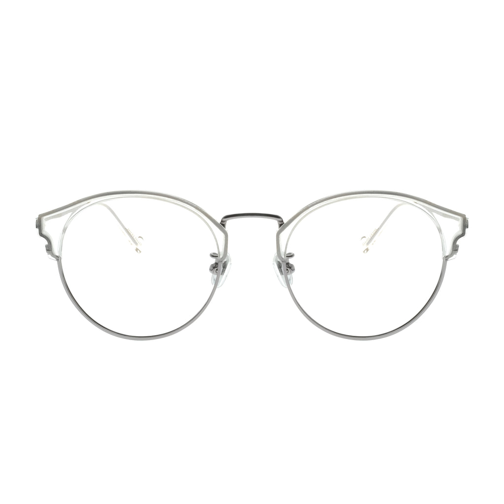 8105 C3 Transparent - Mollucas - Frame Kacamata Pria / Wanita Minus Plus Silinder Anti Radiasi