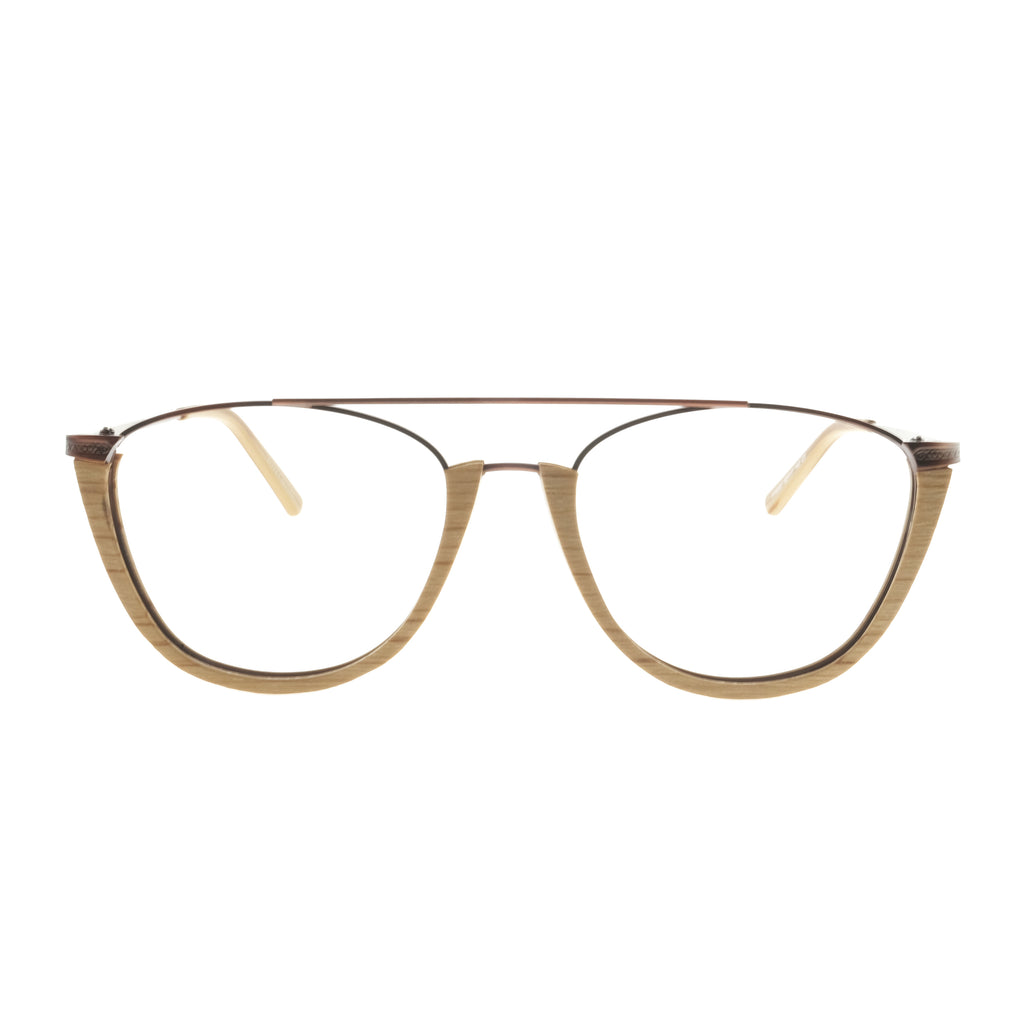 FT 5351 C3 Light Brown - Mollucas - Frame Kacamata Pria / Wanita Minus Plus Silinder Anti Radiasi