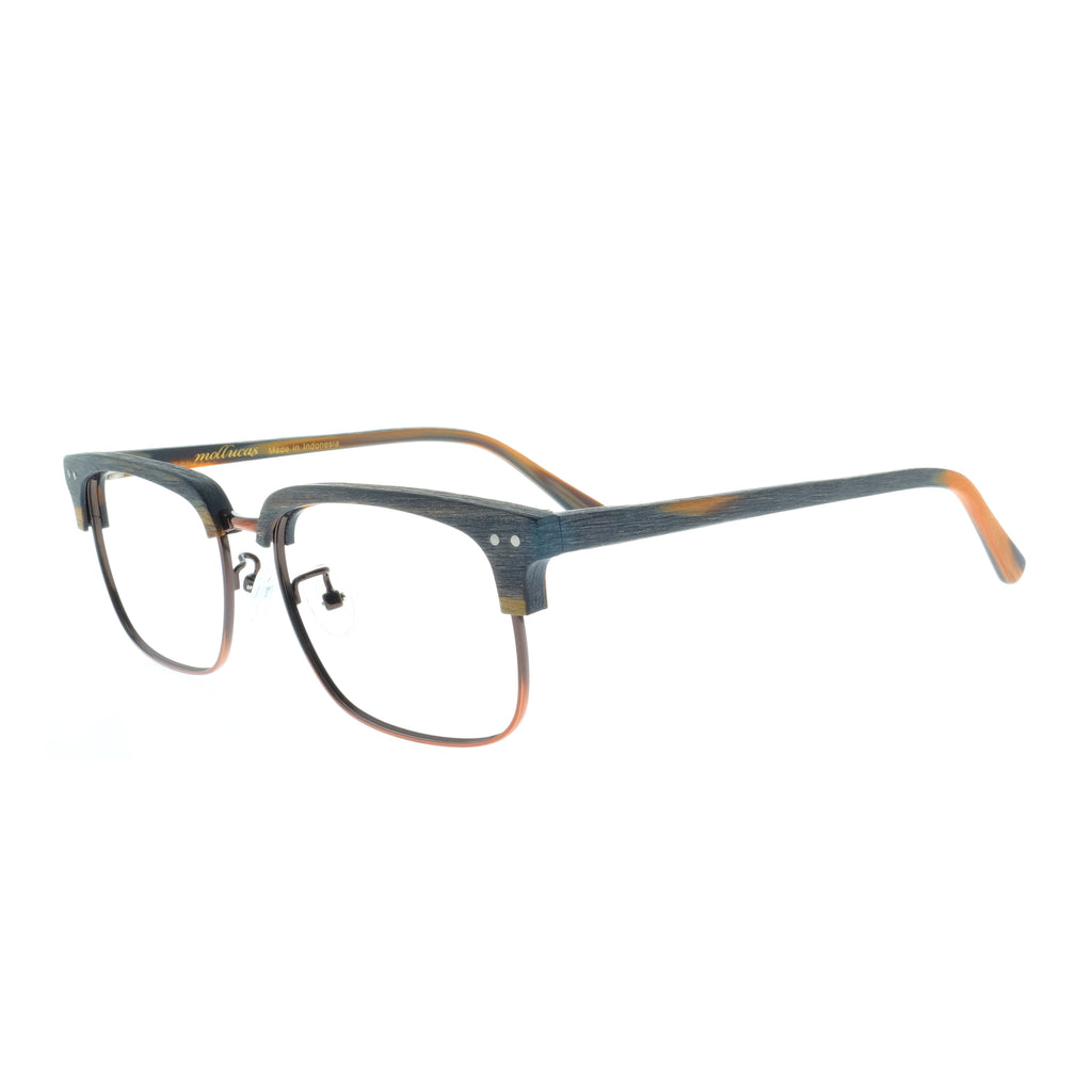 FT 5353 C99 Mix Brown - Mollucas - Frame Kacamata Pria / Wanita Minus Plus Silinder Anti Radiasi