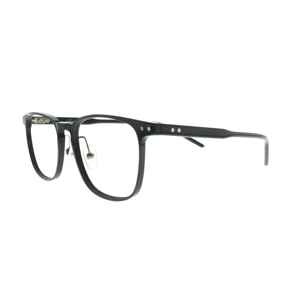 GM1015 C1 Black Glossy - Mollucas - Frame Kacamata Pria / Wanita Minus Plus Silinder Anti Radiasi