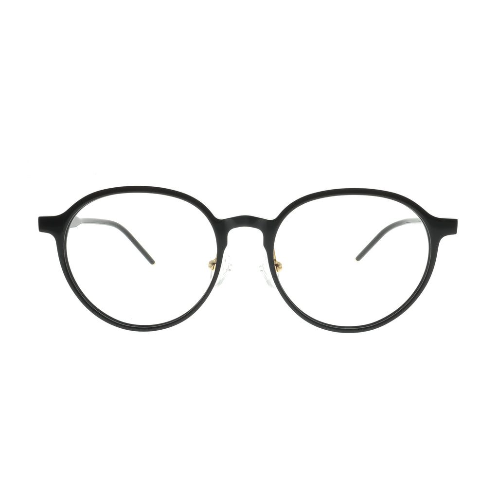 GM1018 B2 Black Glossy - Mollucas - Frame Kacamata Pria / Wanita Minus Plus Silinder Anti Radiasi
