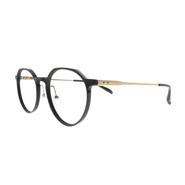 GM2000 C1 Black Glossy - Mollucas - Frame Kacamata Pria / Wanita Minus Plus Silinder Anti Radiasi