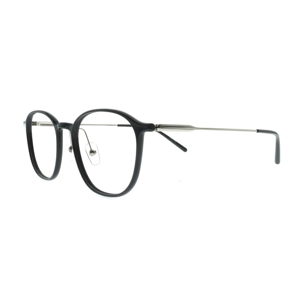 GM2009 C5 Black Silver - Mollucas - Frame Kacamata Pria / Wanita Minus Plus Silinder Anti Radiasi